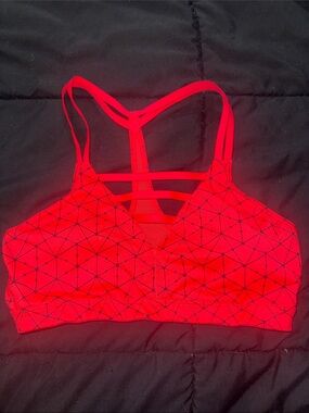 Victoria Sport Red Strappy Sports Bra